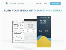 Tablet Screenshot of coopercrosby.com